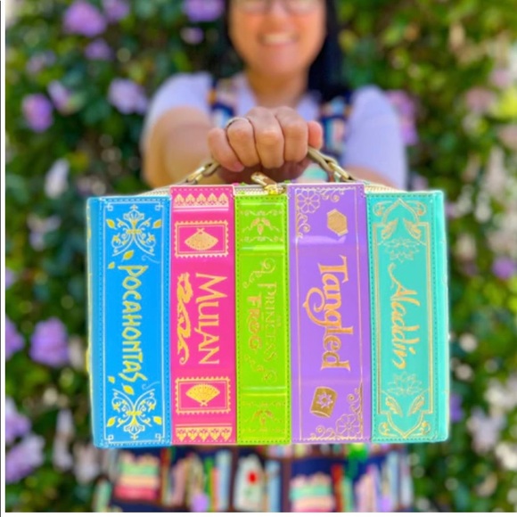 NWT Exclusive - Disney Stitch Shoppe Princess Books Volume 2 Crossbody Bag - Picture 9 of 13